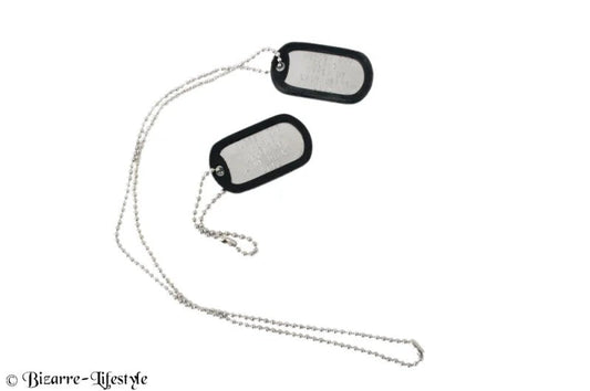2xDogtagsilberfarbenmit15cmu.50cmKetteundWunschprägung