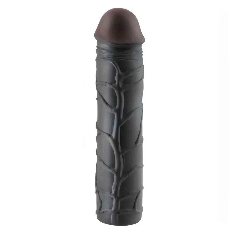 3″FantasyX-TensionsRealistischerschwarzerPenis-Sleeve
