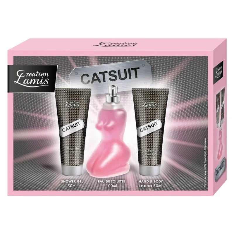 3-teiligesParfum-Set„CatsuitforWoman“