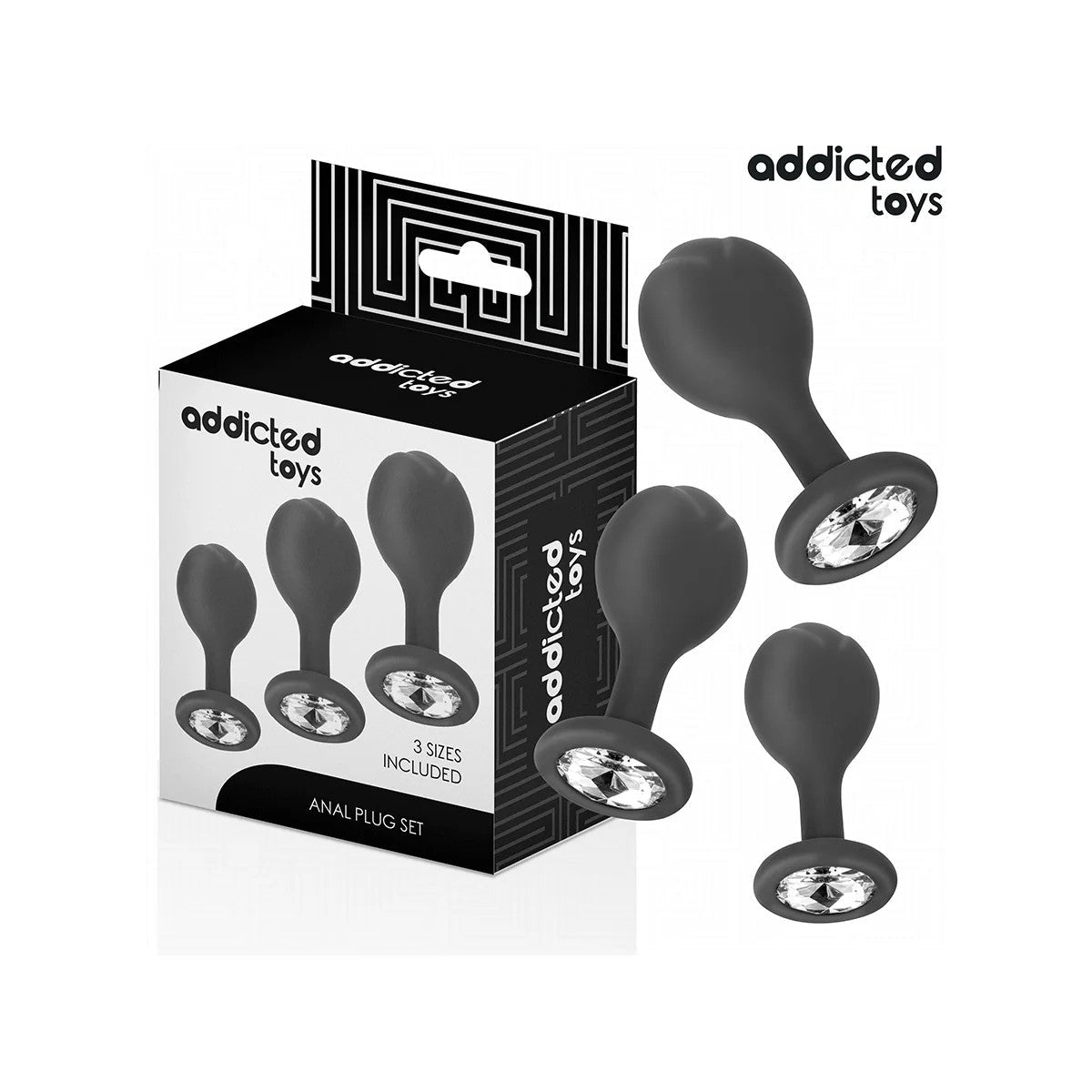 3ER-SETANALPLUGMITJUWELVONADDICTEDTOYS
