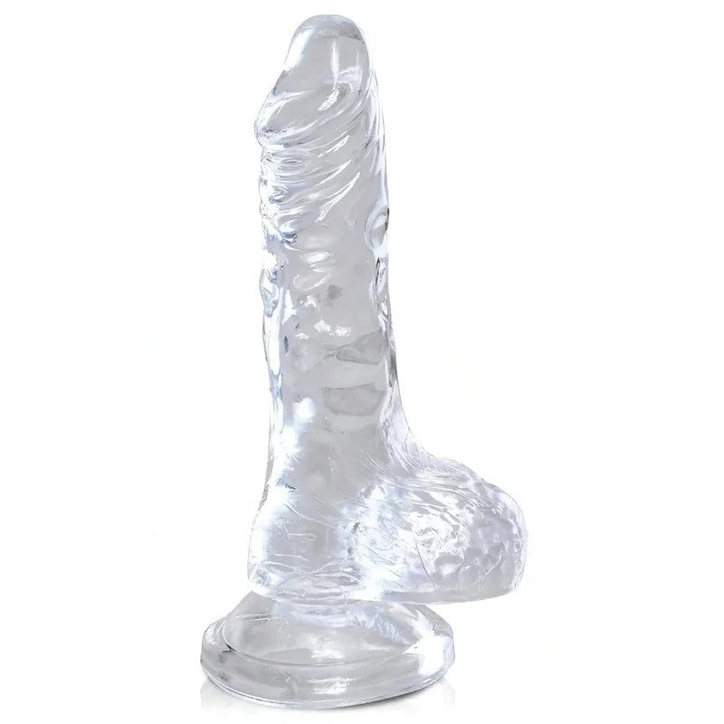 4″durchsichtigerJelly-Mini-Dildo