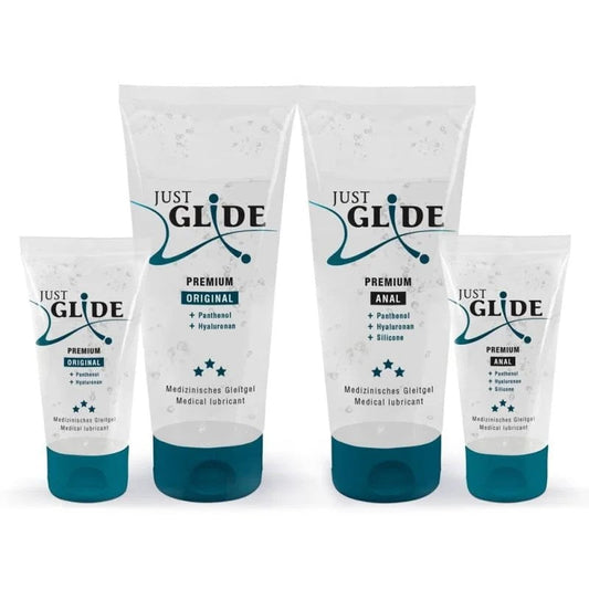 4Premium-Gleitgele„JustGlide“imSet