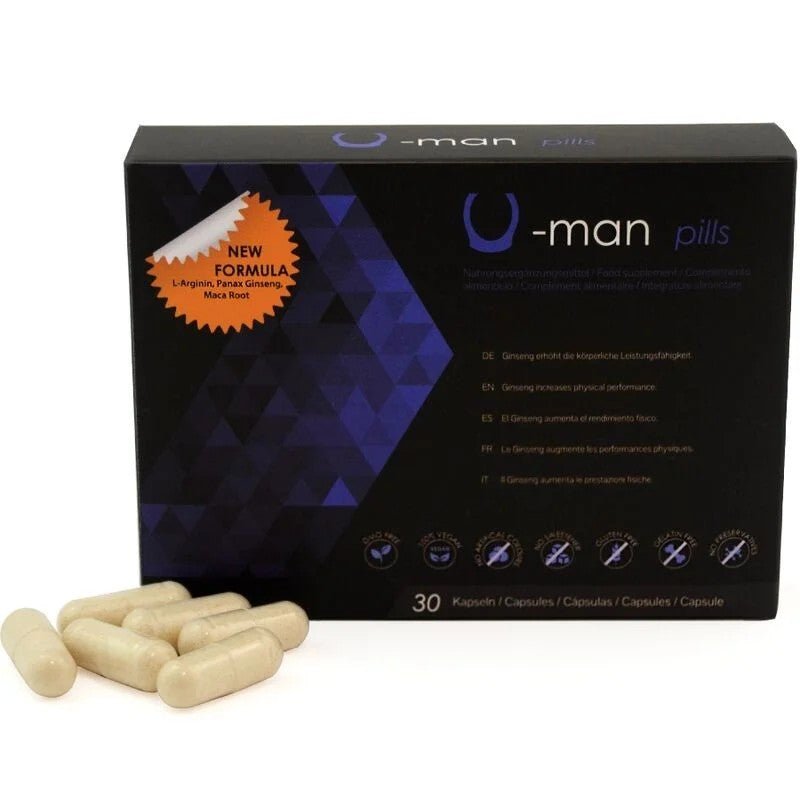 500COSMETICS–U-MANVERBESSERTPENISGRÖSSEUNDSEXUELLEKRAFT–30KAPSELN
