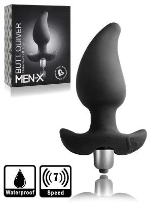 7SpeedButtQuiverVibratingButtPlug