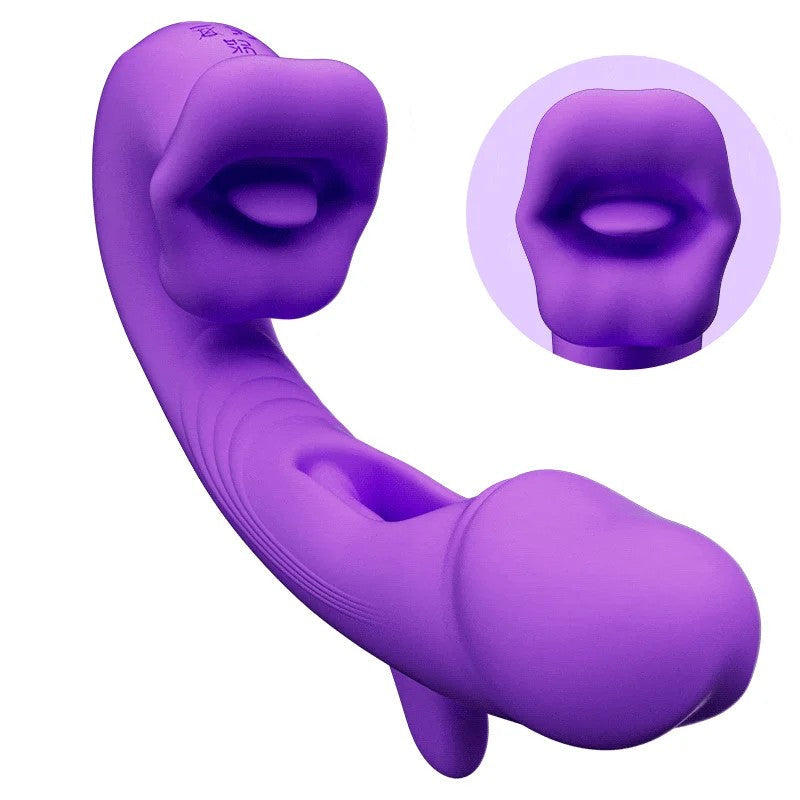 Acmejoy–UpgradedMouth-Shaped3In1Flapping&Biting&ToungueVibrator