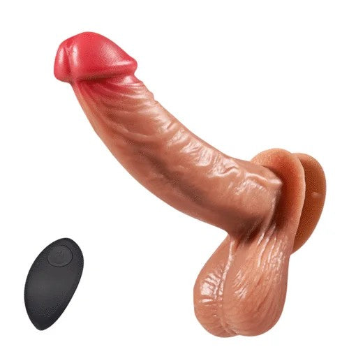 AcmejoyLifelikeVibrating6.69InchDildoforG-SpotandAnalStimulationStrongSuction