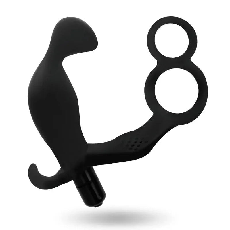 ADDICTEDTOYS–ANALPLUGMITDOPPELTEMPENISRINGUNDHODENSCHWARZ