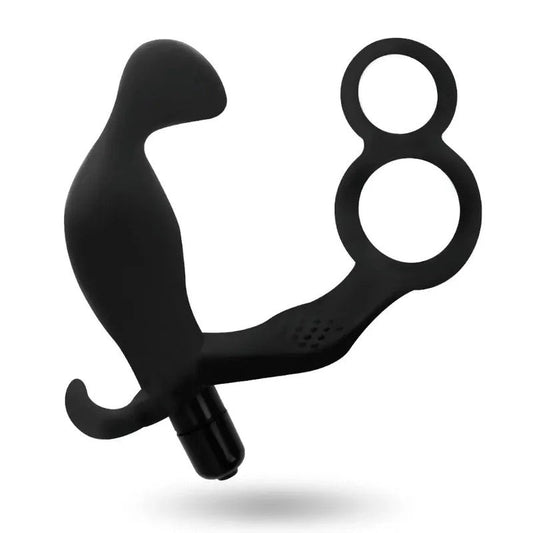 ADDICTEDTOYS–ANALPLUGMITDOPPELTEMPENISRINGUNDHODENSCHWARZ