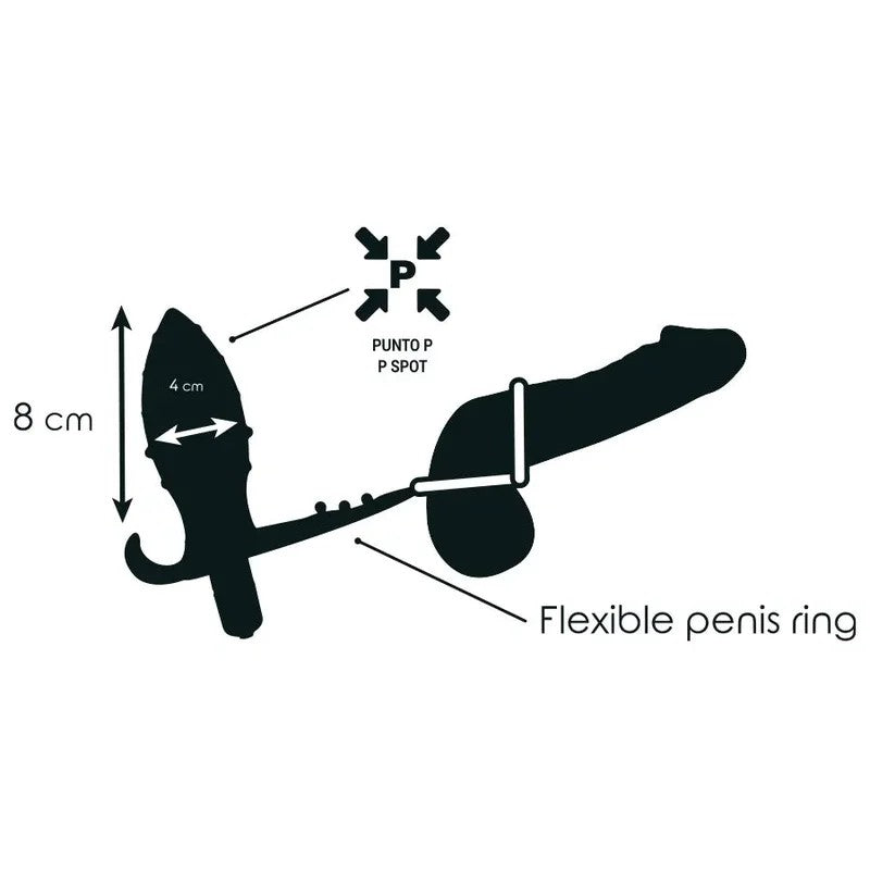 ADDICTEDTOYS–ANALPLUGMITDOPPELTEMSCHWARZENRING