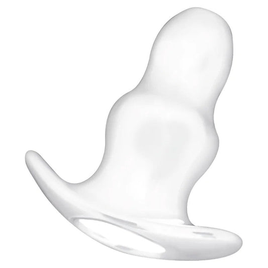AddictedToysBigHollowTunnelButtPlug13cmTransparent