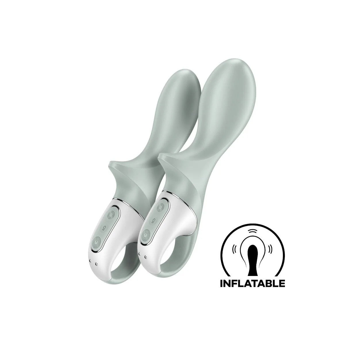 AIRPUMPBOOTY3AUFBLASBARERANALVIBRATORGRAUGRÜNVONSATISFYERVIBRATOR