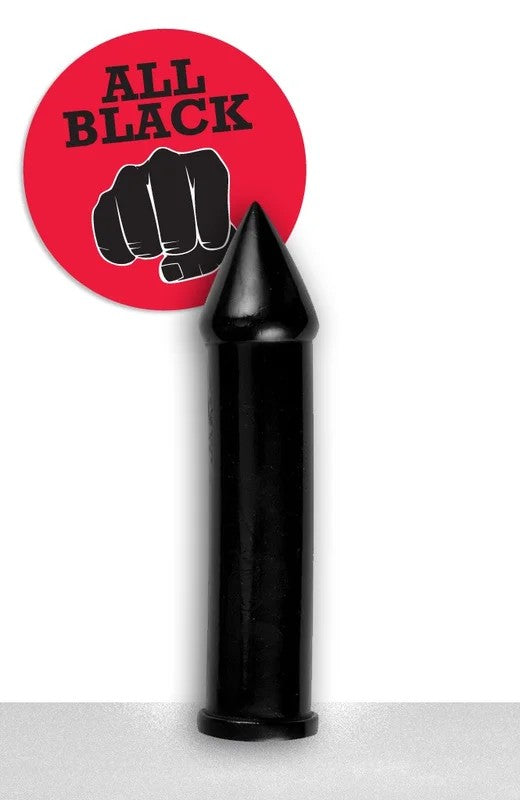 AllBlack–Dildo–24cm