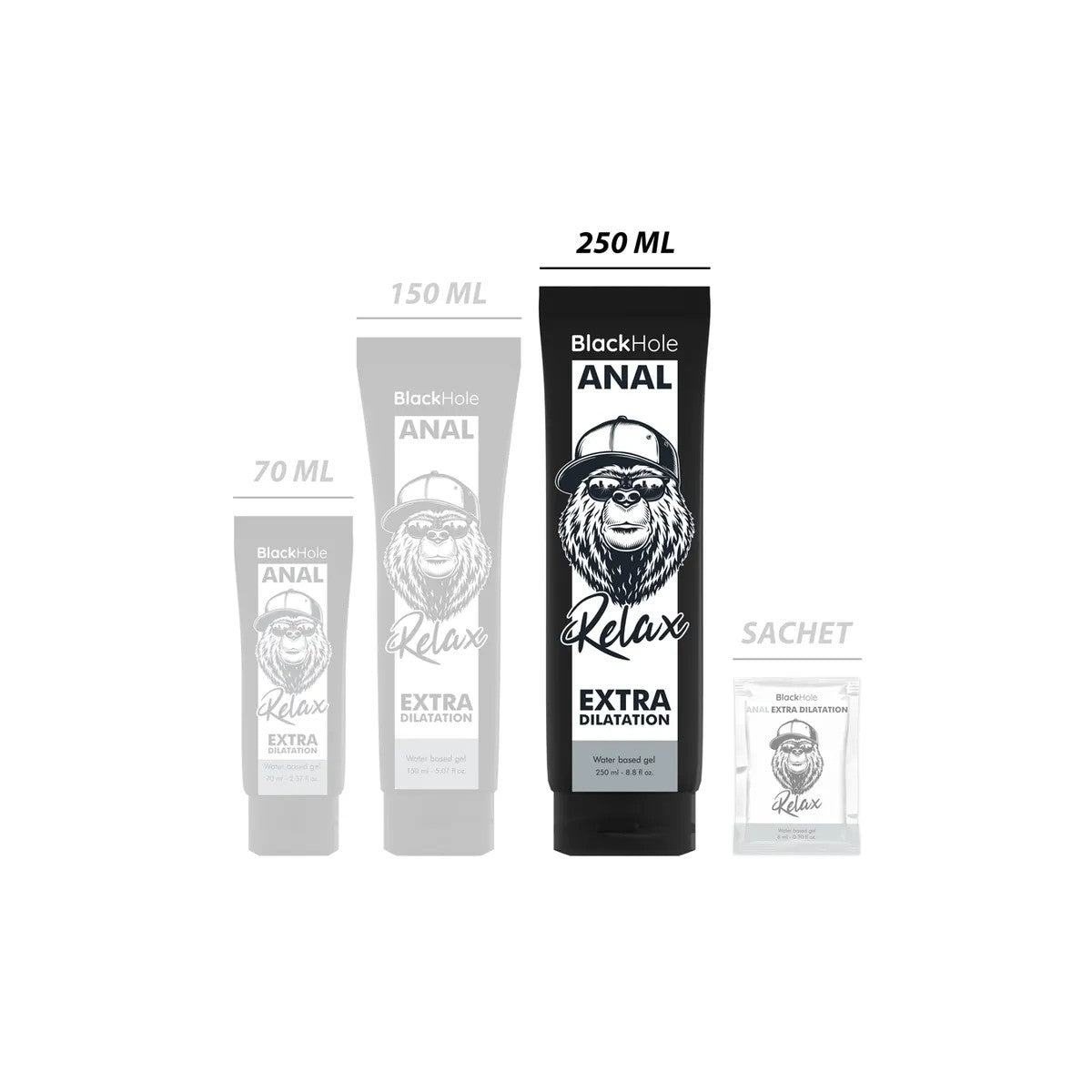 ANAL-DILATIONSGELAUFWASSERBASIS250MLVONBLACKHOLE