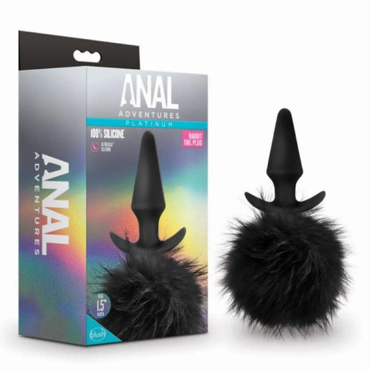 AnalAdventuresPlatinumRabbitTailPlug