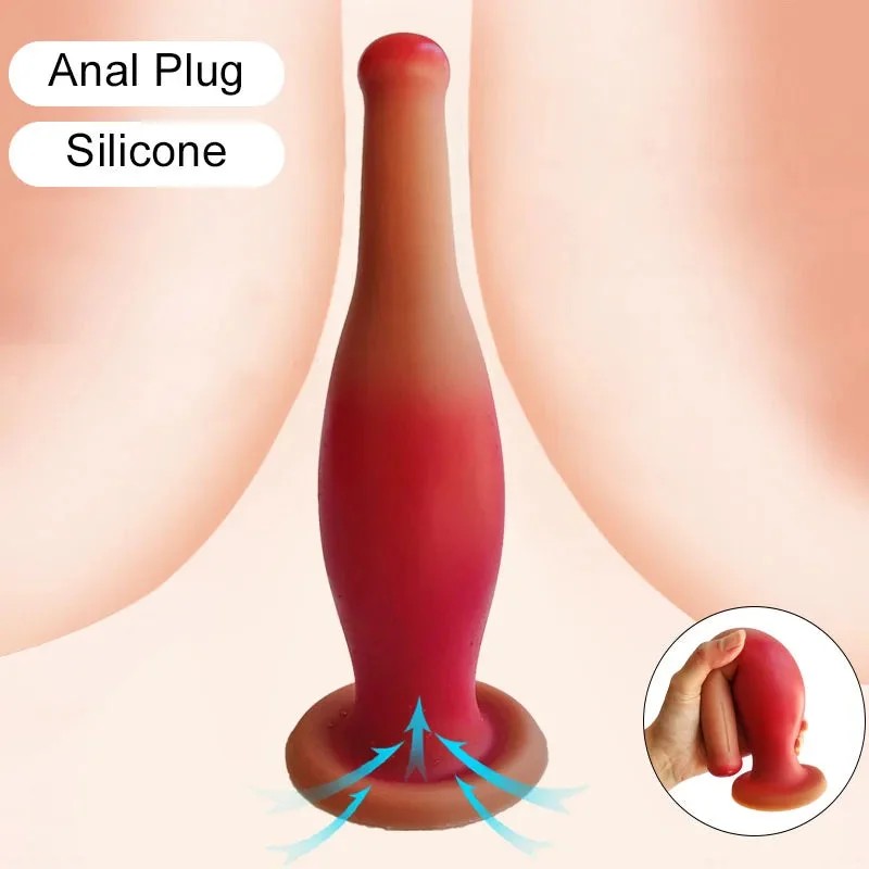 AnaldildoausSilikonmitButtPlug–FantasyBowling,realistischerDildo,Strapon-Sexspielzeug