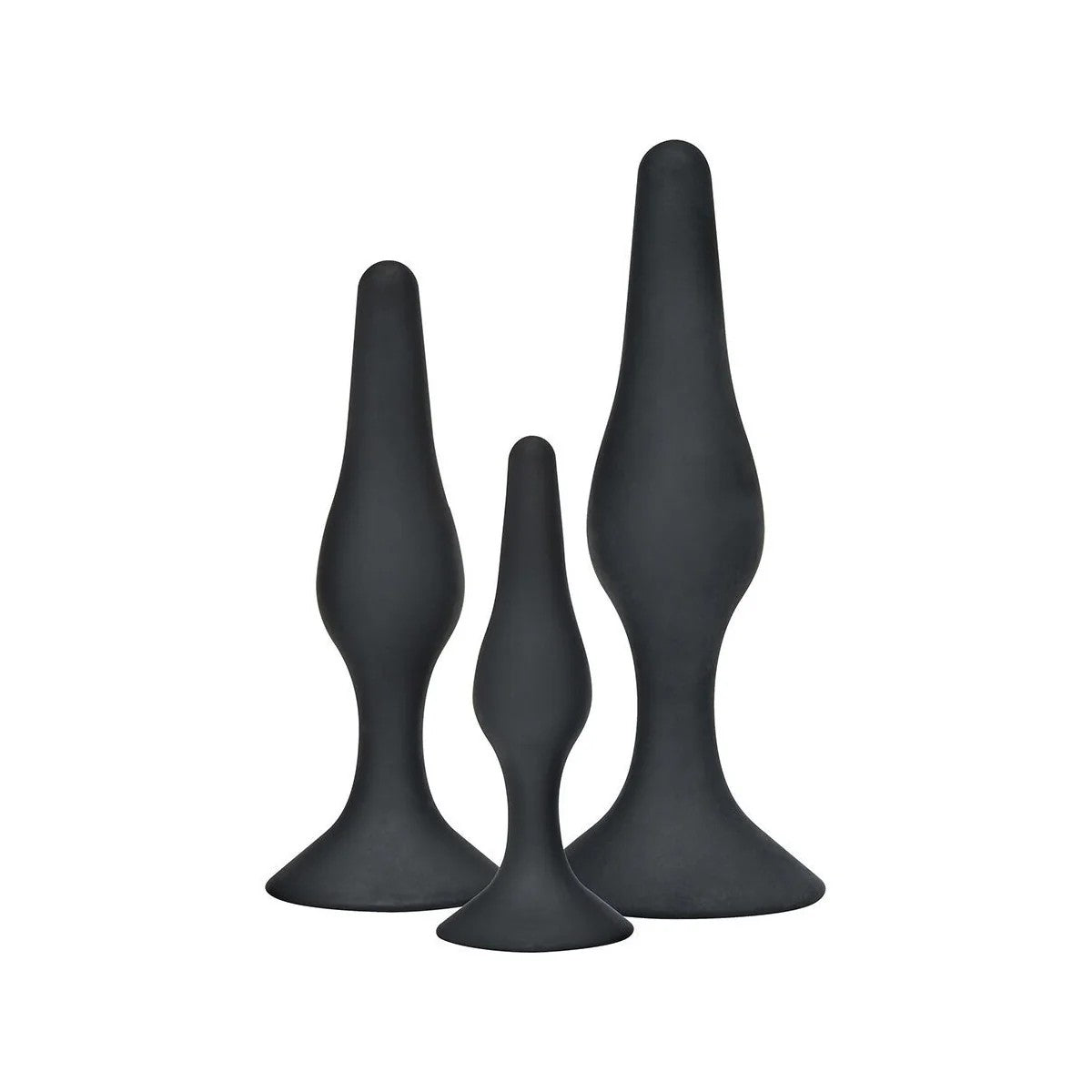 ANALPLAYCURVYCOMPANIONSANALPLUG3STÜCKSCHWARZVONTOYJOY