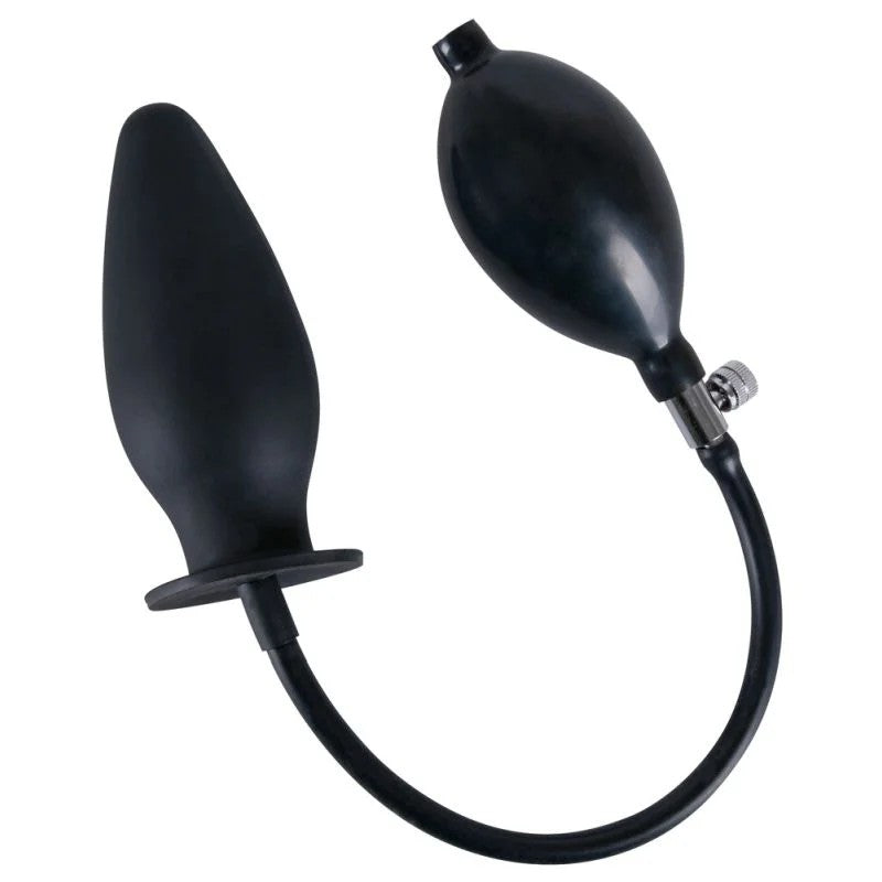 Analplug»TrueBlack«,11,5cm,zumAufpumpen