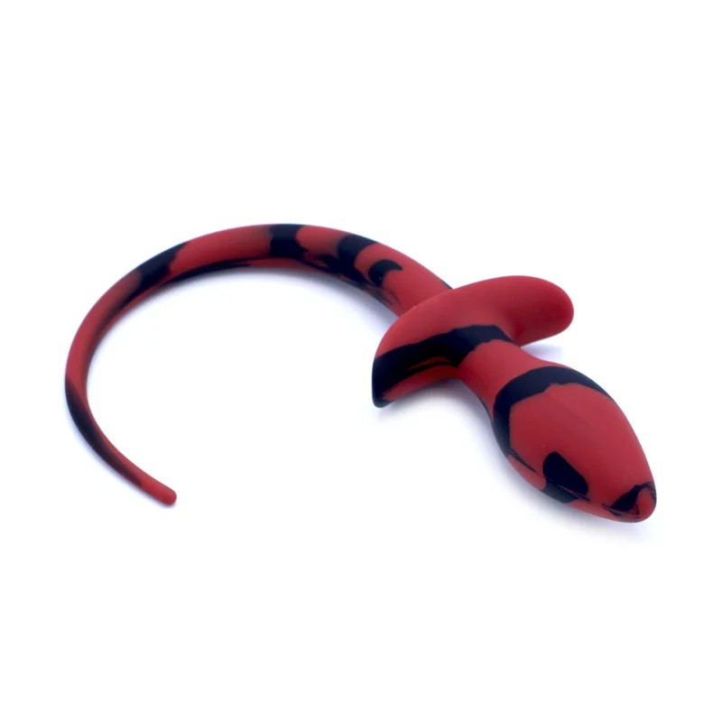 AnalPlugDogTailBlack/Red3,2cm