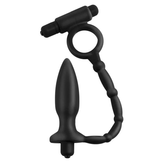 AnalplugmitPenisring„ass-kickerwithcockring“,mitFernbedienung