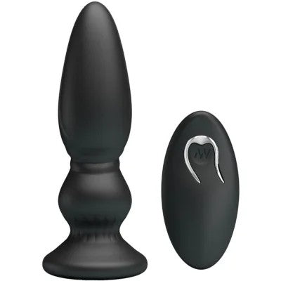 AnalsteckerMitFernbedienungSchwarz|MrPlay