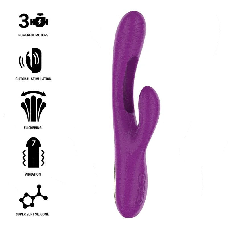 Apolo3-in-1-KaninchenvibratormitextremkraftvollerZunge
