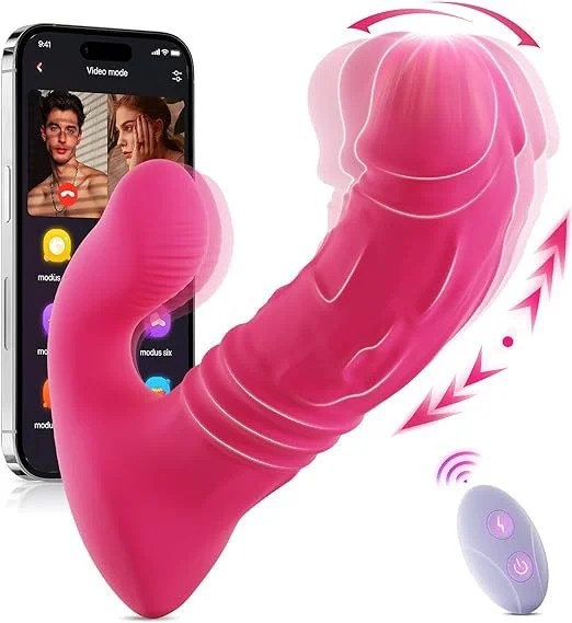 APP-gesteuerterAnaldildomitstoßendemKlitorisstimulator–tragbarerG-Punkt-VibratormitFernbedienung