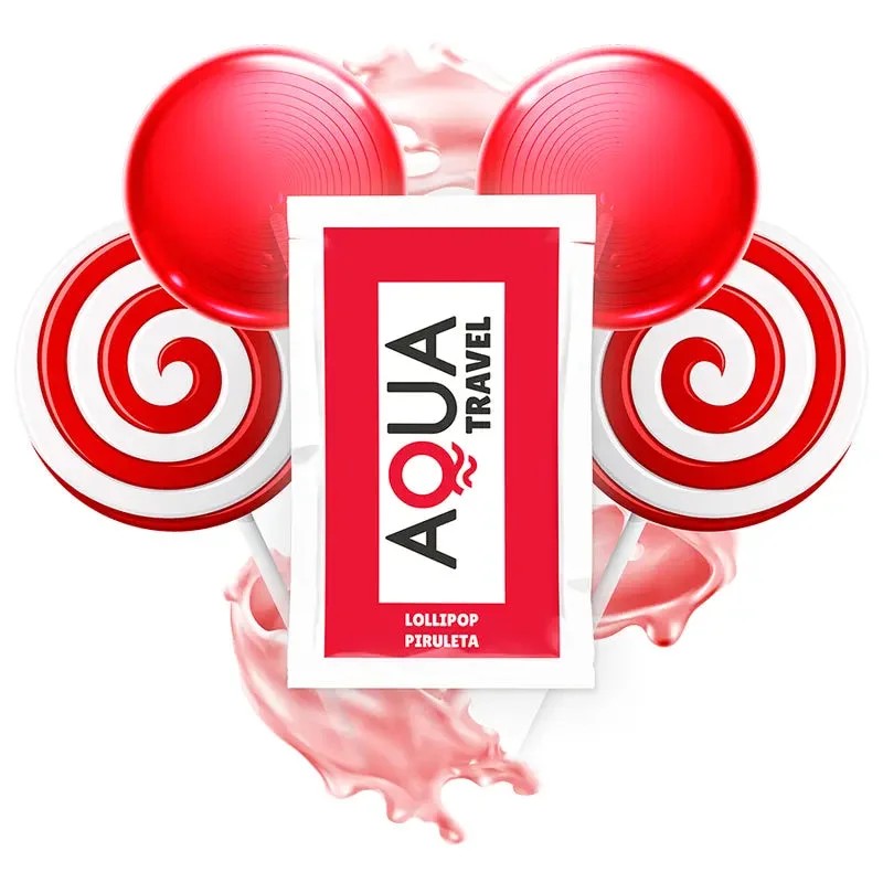 AQUATRAVEL–SCHMIERMITTELAUFWASSERBASISMITLOLLIPOP-GESCHMACK6ML