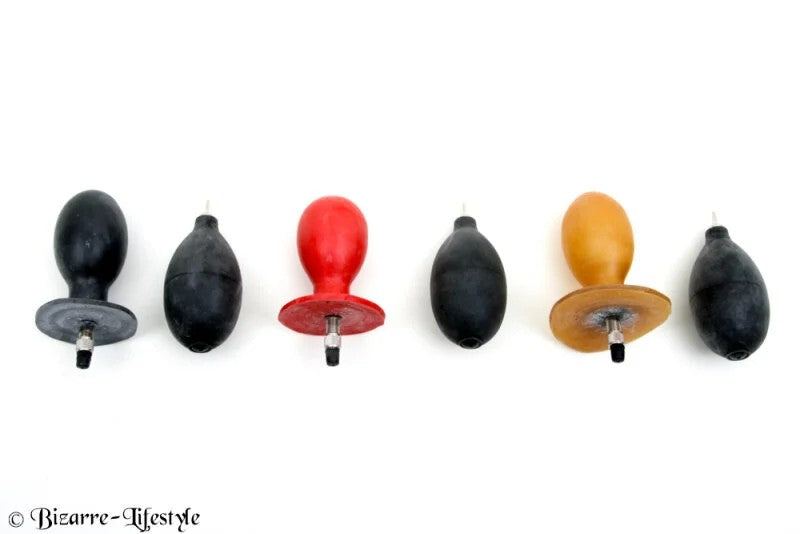 AufblasbarerKnebelBirnenformmitVentilundDruckball