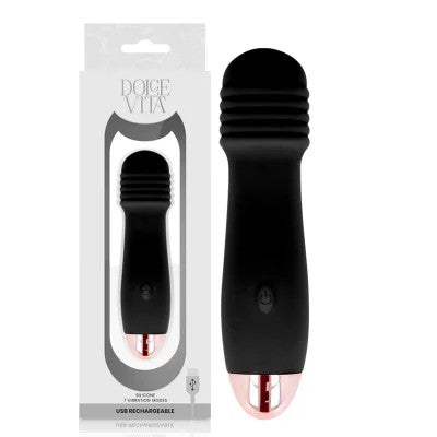AufladbarerVibratorDreiSchwarz7Geschwindigkeit|DolceVita