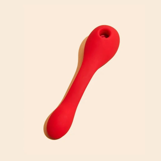 Auflegevibrator„CocoPuissante“ausmedizinischemSilikon–19cm(rot)