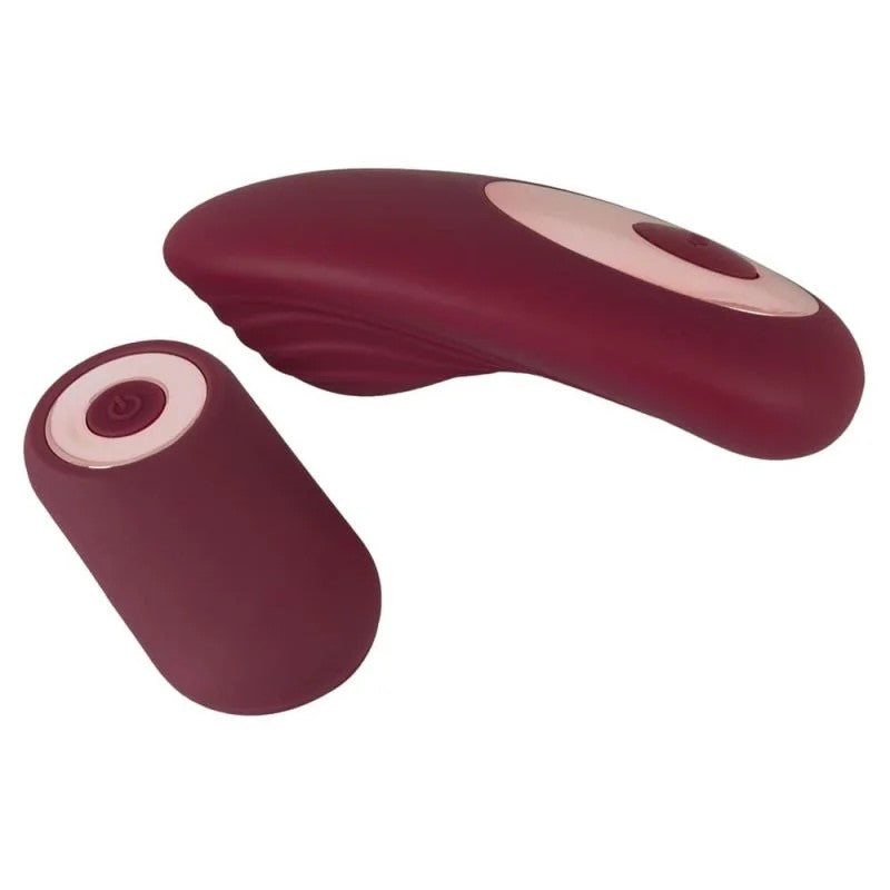 Auflegevibrator„PantyVibe“mit10VibrationsmodiperFernbedienung