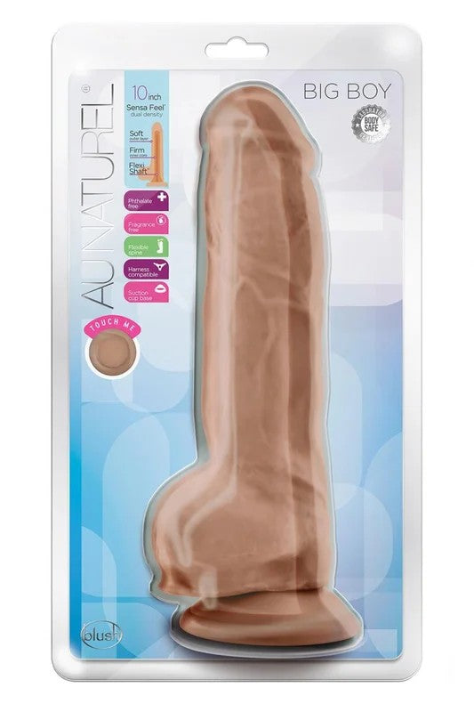 AuNaturelBigBoy10″DildoMocha–25,4cm