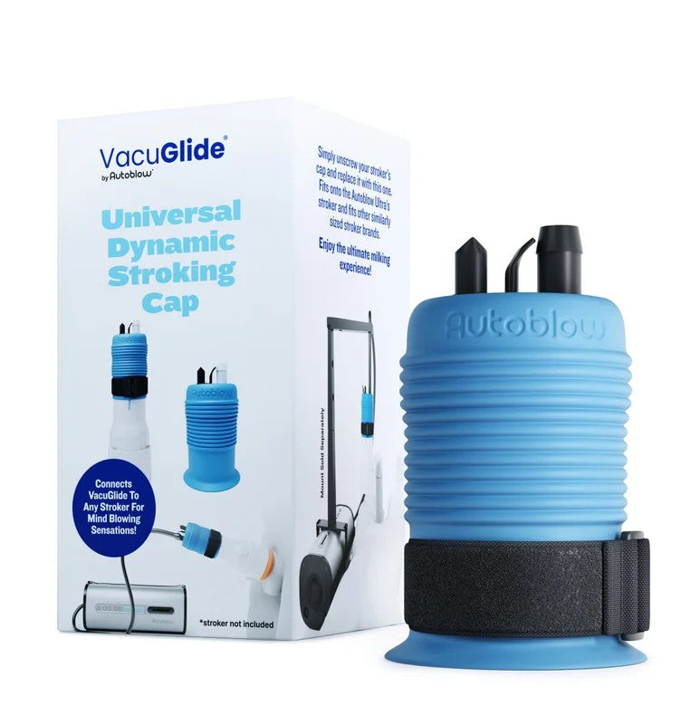 AutoblowVacuGLIDEMasturbatorAdapterUniversalDynamicStrokingCap