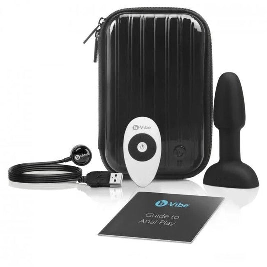 B-VIBE–RIMMINGANALPLUGMITFERNBEDIENUNGPETITESCHWARZ