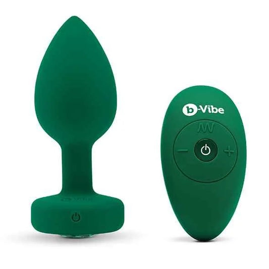 B-VibeVibratingJewelPlugM/LEmerald