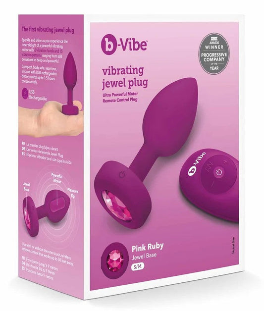 b-vibeVibratingJewelPlugS/M