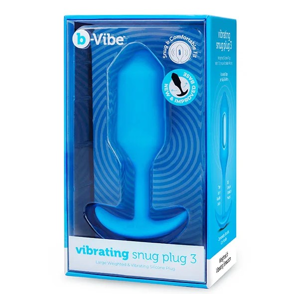 b-vibeVibratingSnugPlugLBlue