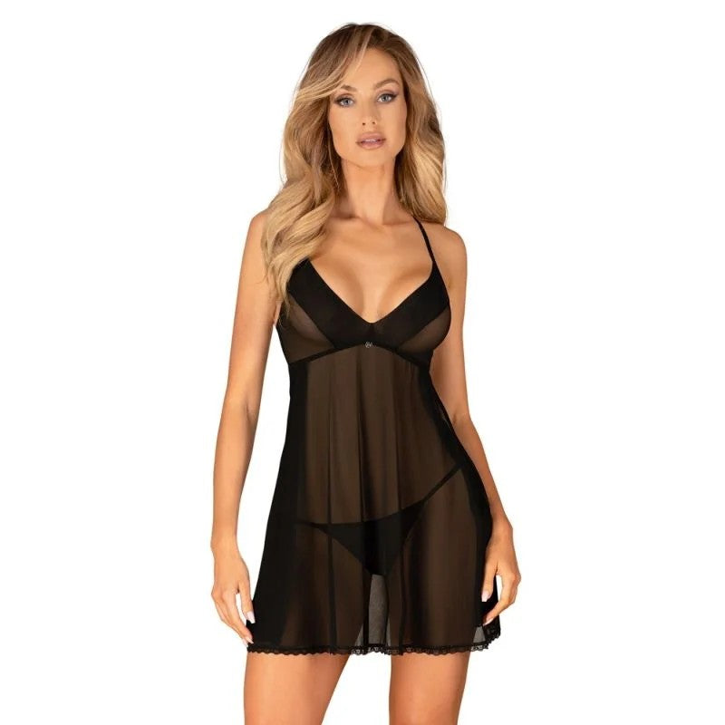 BabydollplusString„Latinesa“inzarterTransparenz