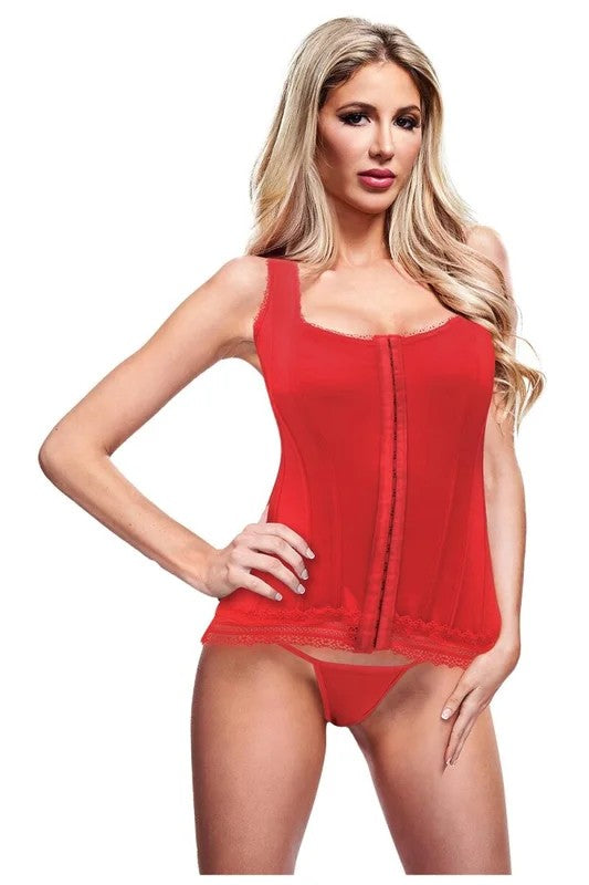 BaciBustierRedS–3XL/4XL