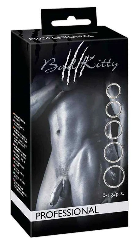 BadKittySetof5MetalRings