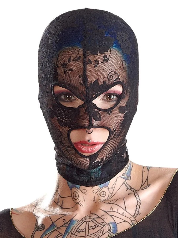 BadKittySpitzen-Maske