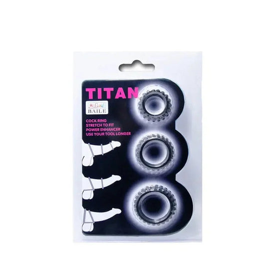 BAILE–TITANSET3STKCOCKRINGSCHWARZ2.8+2.4+1.9CM