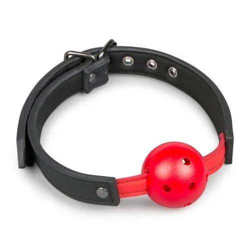 BallGagWithPVCBallRed