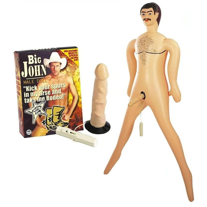 BigJohnAufblasbarePuppemitabnehmbaremvibrierendemPenis