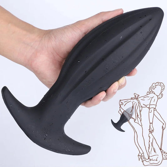 BigThreadsButtPlug–AnaldildoausSilikon,SexspielzeugfürFrauenundMänner