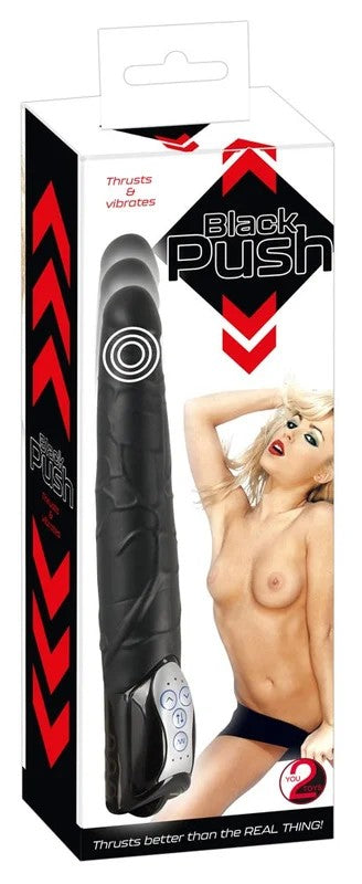 BlackPushThrustingVibrator