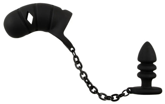 BlackVelvets–Cockcagewithbuttplug