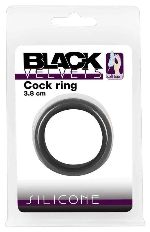 BlackVelvetsCockRing3,8cm