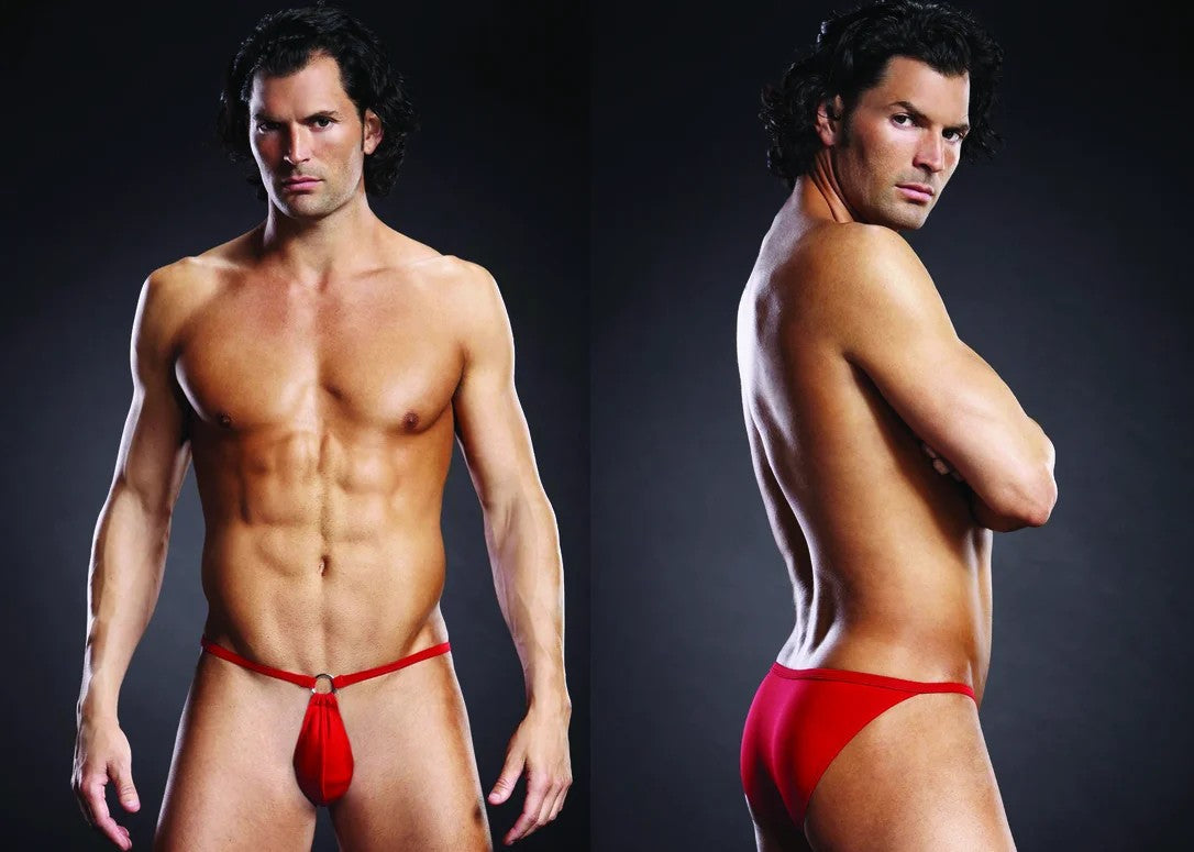 BLUELINEMicrofiberPouchBikinirotL/XL