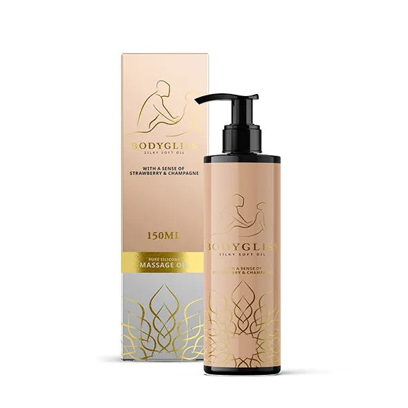 BodyGlissMassageOilAndLubricantin1StrawberrySparkDelight150ml